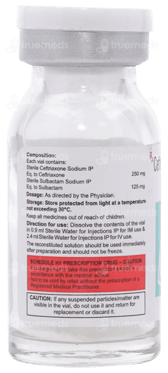 Biocef S 250/125 Mg Injection 1 Biocef S 250/125 Mg Injection 1
